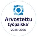 Arvostettu työpaikka -logo